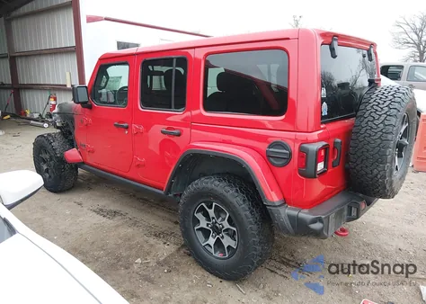 2021 Jeep Wrangler Unlimited Rubicon 4X4 z USA, uszkodzony, nr VIN 1C4HJXFNXMW697126